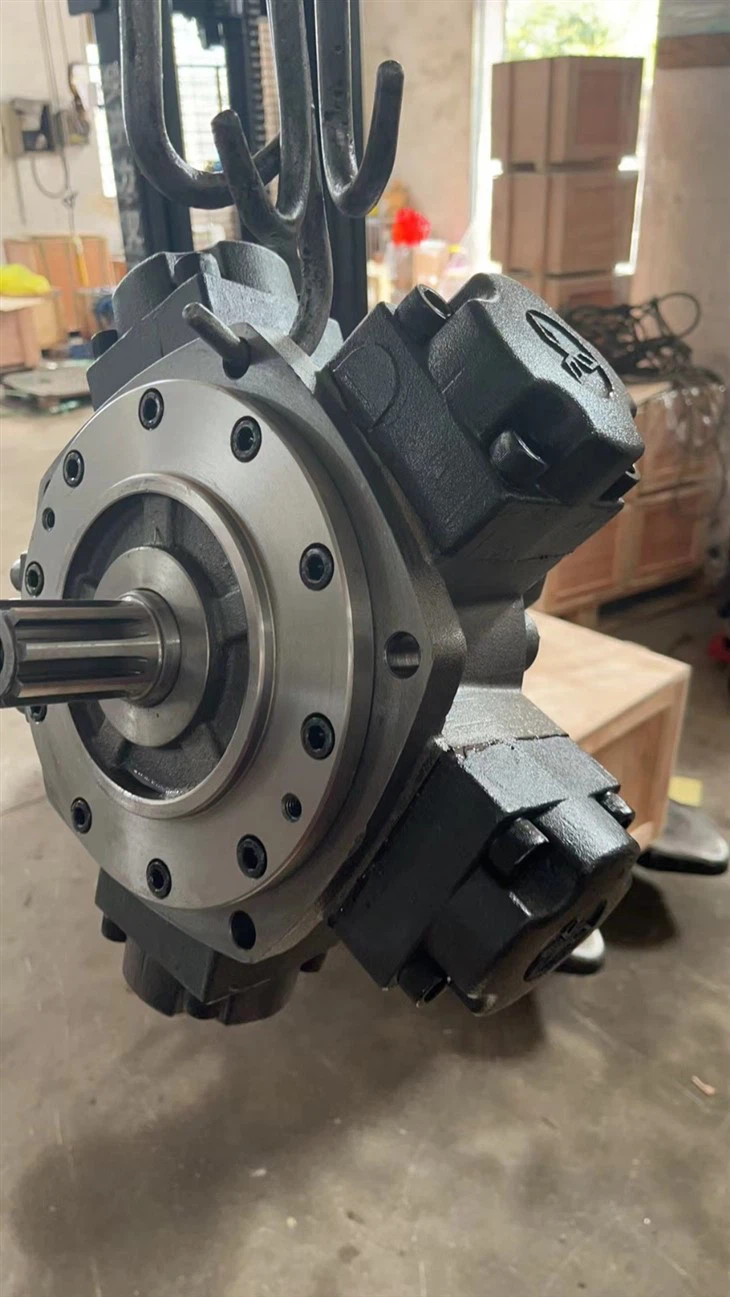 Low Speed Motor HMHDB100 High-torque NHM8 Series NHM8-700 NHM8-1000 Intermot Five Star Radial Piston Hydraulic Motor Mr1800h-f1n1n1s2nx
